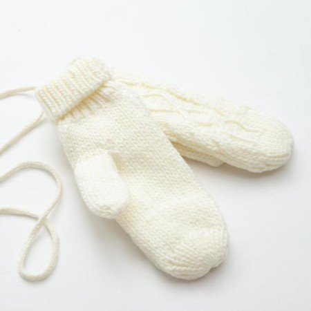 Women's mittens minku "knitted", 18 cm (6 1/2), cent-1