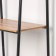 Scandinavia 14 rack, 45 × 38.5 × 147 cm, black color
