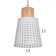 Lamp Bayerlux 1666/1wt E27 40W white 13x13x21 cm