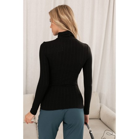Women's turtleneck, size 46, black color 60659-1