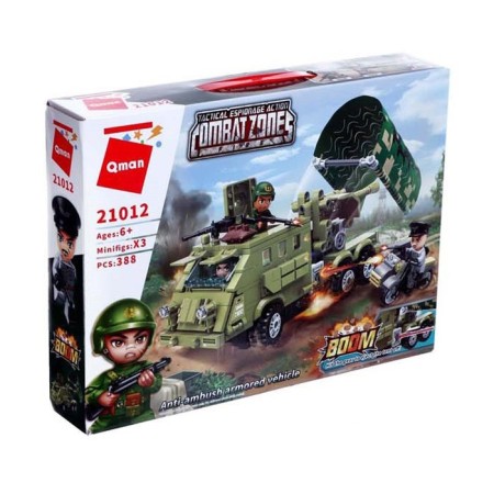 Designer Military Zone "Haustita", 3 minifigurs and 388 details-2