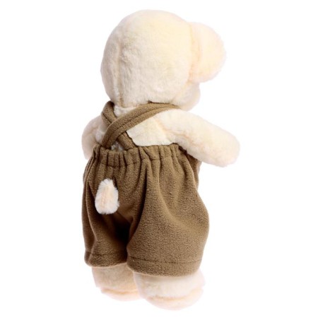 Soft toy "Bear aha in a fleece overalls Khaki", 33 cm-2