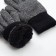 Men's gloves minku "Melange", p. 8-9, central black