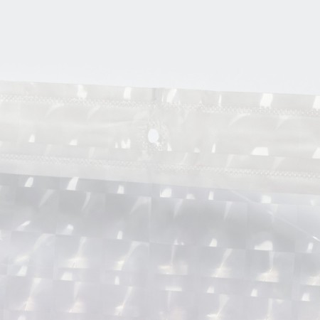Bathroom curtains, 180 × 180 cm, 12 rings, 3D effect, PEVA, white color-3