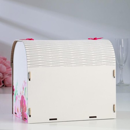 Family Bank "Flower", white, 23.5x17x20 cm-1