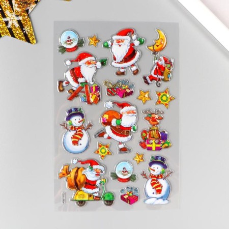 Decorative sticker Room Decor "Santa" 14x21 cm