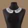 Collar sewing, guipyur, 21 × 6.5 cm, white color
