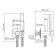 Bida mixer Wasserkraft A70138, built -in, with hygienic shower, brass, chrome
