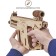 Mechanical 3D puzzle made of wood "assault rifle"