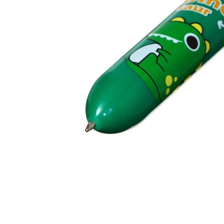 Automatic ballpoint handle 10 color, rod 0.7 mm, "dino", mix-2