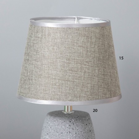 Table lamp E14 40W gray 22x22x34 cm Risalux-3