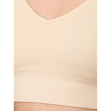 T-shirt-top for women, size m, beige color-4