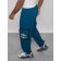 Sports male pants, size 50, blue color