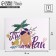Postcard-Complement "You are my paradise", girl, 8 × 6 cm