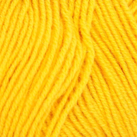Yarn "Successful" 50% wool, 50% acrylic 250m/100g (12-yellow)