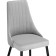 Stol on a metal frame is light gray, metal/velor, black/gray 49x60x95 cm