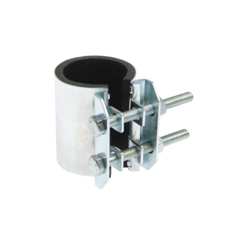 Repair clamp, 1 1/2 ", length 70 mm, galvanized