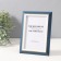Photo frame plastic 10x15 cm "blue-white" with a gold stripe 1.5x13.2x18 cm