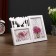 Photo frame Plastic in 2 photos 10x15, 13x18 cm "Hearts on threads" White 20.5x33x2 cm
