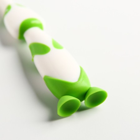 Baby toothbrush on a suction cup (nylon), color mix-5