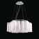 Suspended chandelier ST LUCE. SL117.503.06. ONDE. 6x60 watts, E27, 52x52x22 cm, silver color