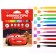 Flomasters with a brush, 12 colors, cars