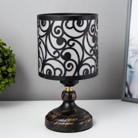 Axel table lamp E27 Black 14x14x27 cm Risalux
