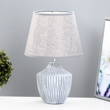 Jolen table lamp E14 40W gray 22.5x22.5x35 cm Risalux