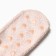 Women's socks shortened with non-slip soles, beige-pink color, size 36-39