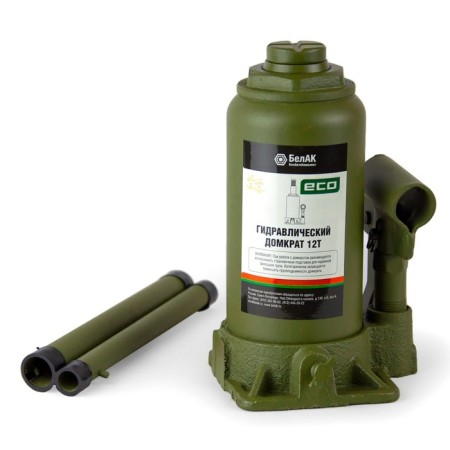Hydraulic jack "ECO BAC. 70018, lifting/picking 385/200 mm, 12 tons-2