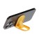 Luazon phone stand, folding, oval, adjustable height, yellow
