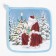 Kitchen "New Year's miracle" mittens-output 20x28cm, 19x19cm severity, 100%HL