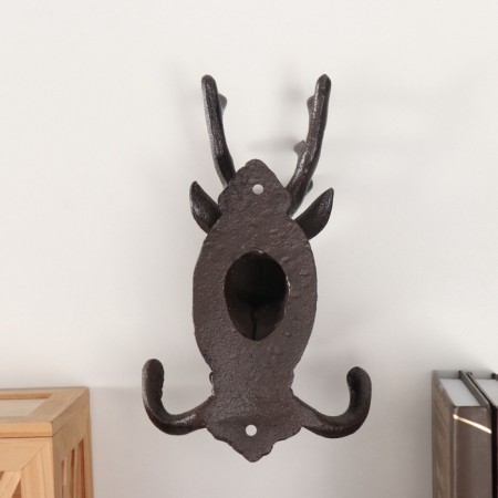 Decorative metal hook "Deer" 19.5x11.5x6 cm-3