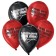 Shar Latex 12 "" In your whirlpool... ", pastel, set of 5 pcs., Red color, black