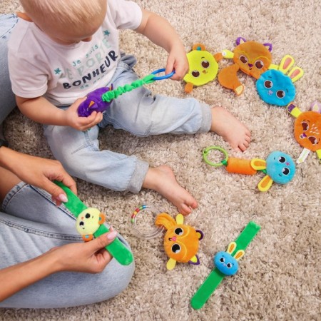 A rattle - a bracelet developing "animals", a set of 2 pcs.-4