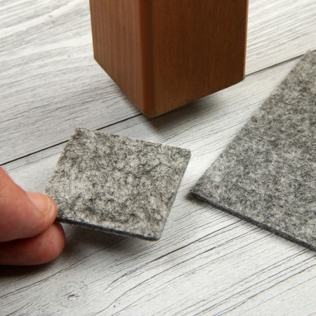 Furniture tundra, 85 x 85 mm, square, gray, 2 pcs.-8