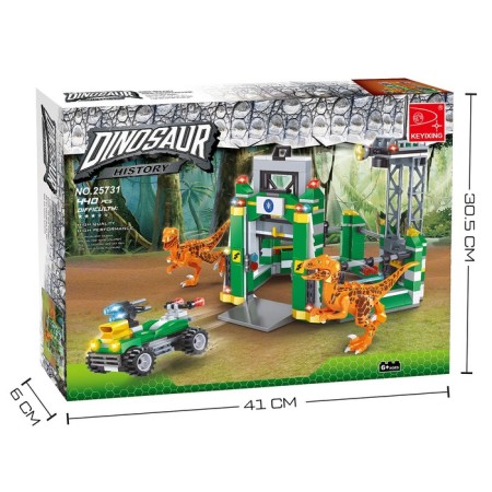 Designer "Dinoland. Trap for predators ", 445 parts-4