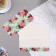 Money envelope "Universal" flowers, blue background, 8.3x16.3 cm