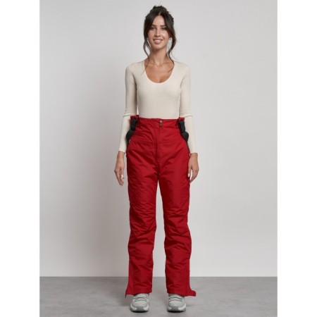 Semicunners of women's winter, size 48, red color-19