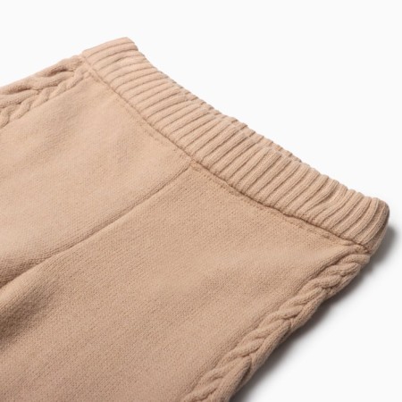 Women's costume (cardigan/trousers), beige color, size 42-46 (One size)-7