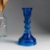Christophf-1 candlestick Blue 16.5x8.5 cm mix