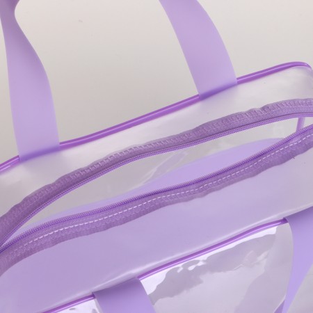 Lightning cosmetic bag, lilac color-2