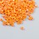 Beads "Zlatka" 08/0, 3 mm, 10 g 0410 T.O -Orange