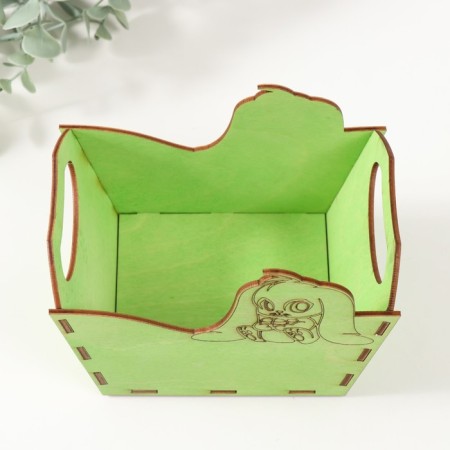 Easter "egg" ovation 15.6x10.5x1 cm, light green-3