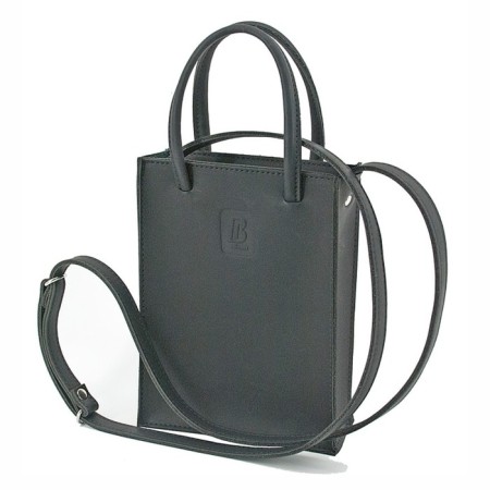Women's bag (B2781-00140) genuine leather, black, 1x210x15 cm