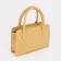 Bag Women's Tout with zipper, long belt, yellow color