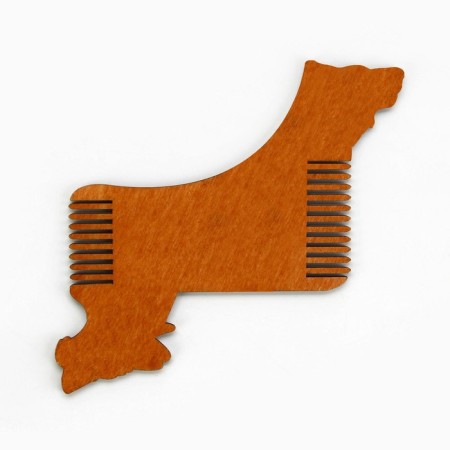 A comb for a beard in the envelope "For strong men" 11 x 10.4cm-4