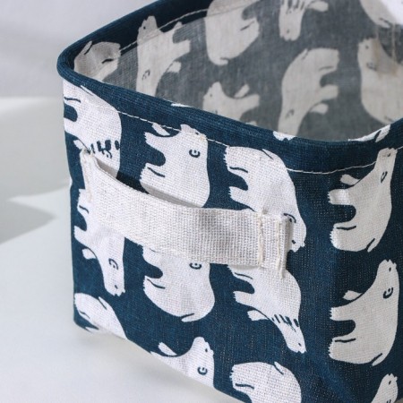 Organizer for storage with handles "Bears", 20.3 × 16.5 × 13.3 cm-2