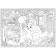 Large coloring. "Cheburashka" "Your best friend"