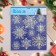 Stickers on the windows "New Year" snowflakes, 38x30 cm